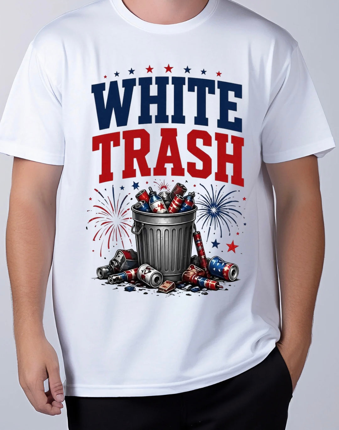white trash tee