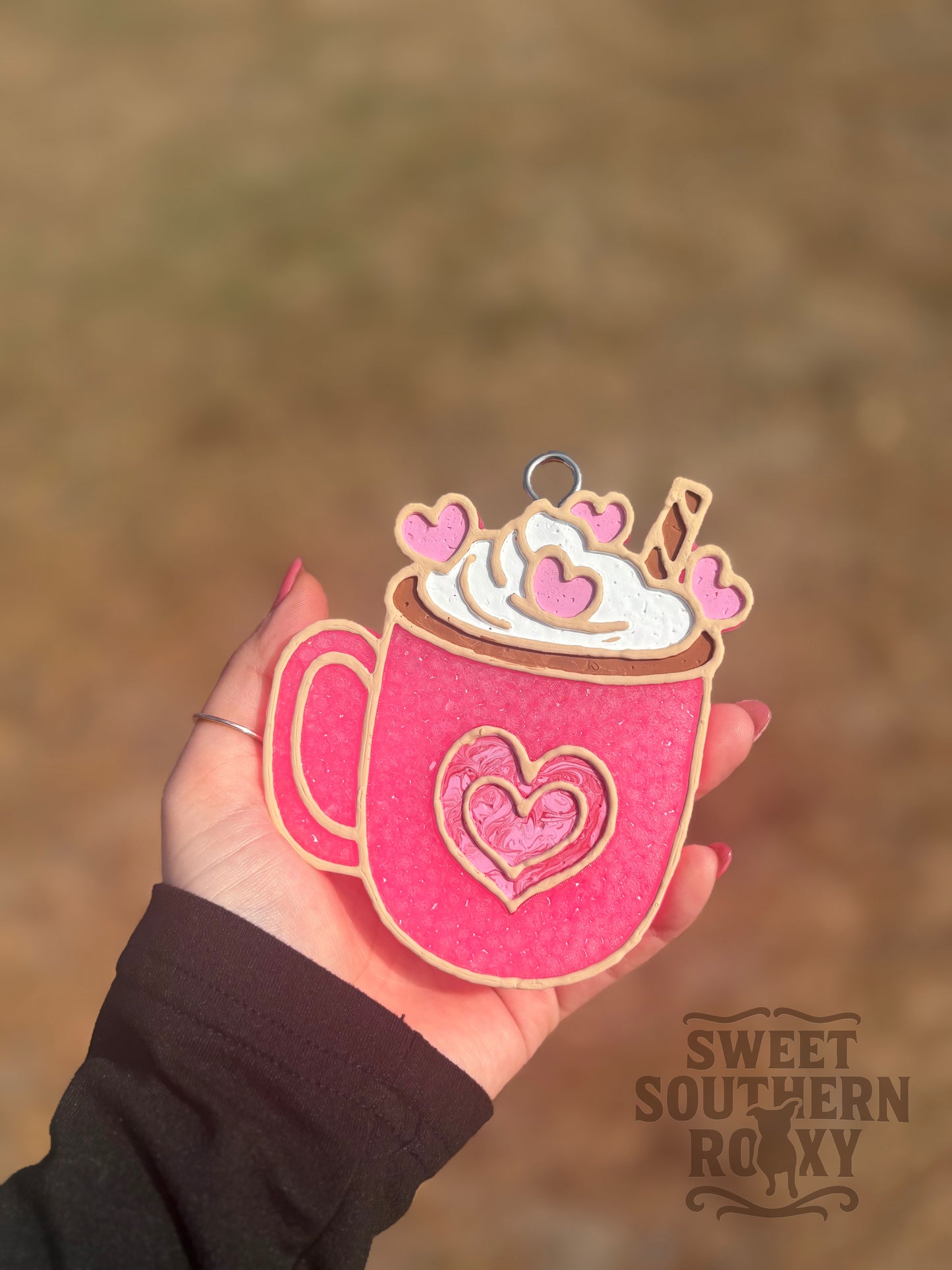 heart cappuccino freshie