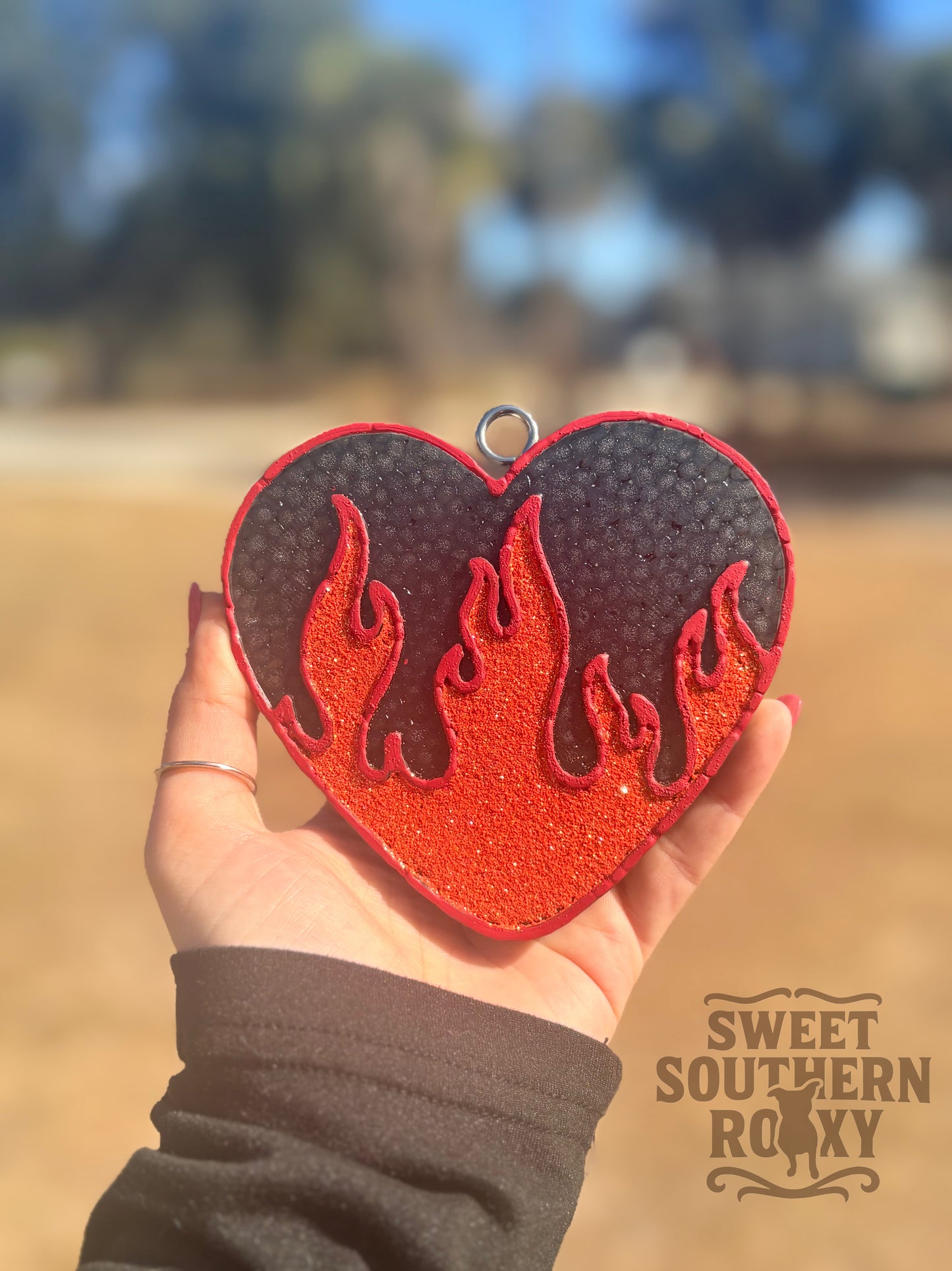 Fire heart freshie
