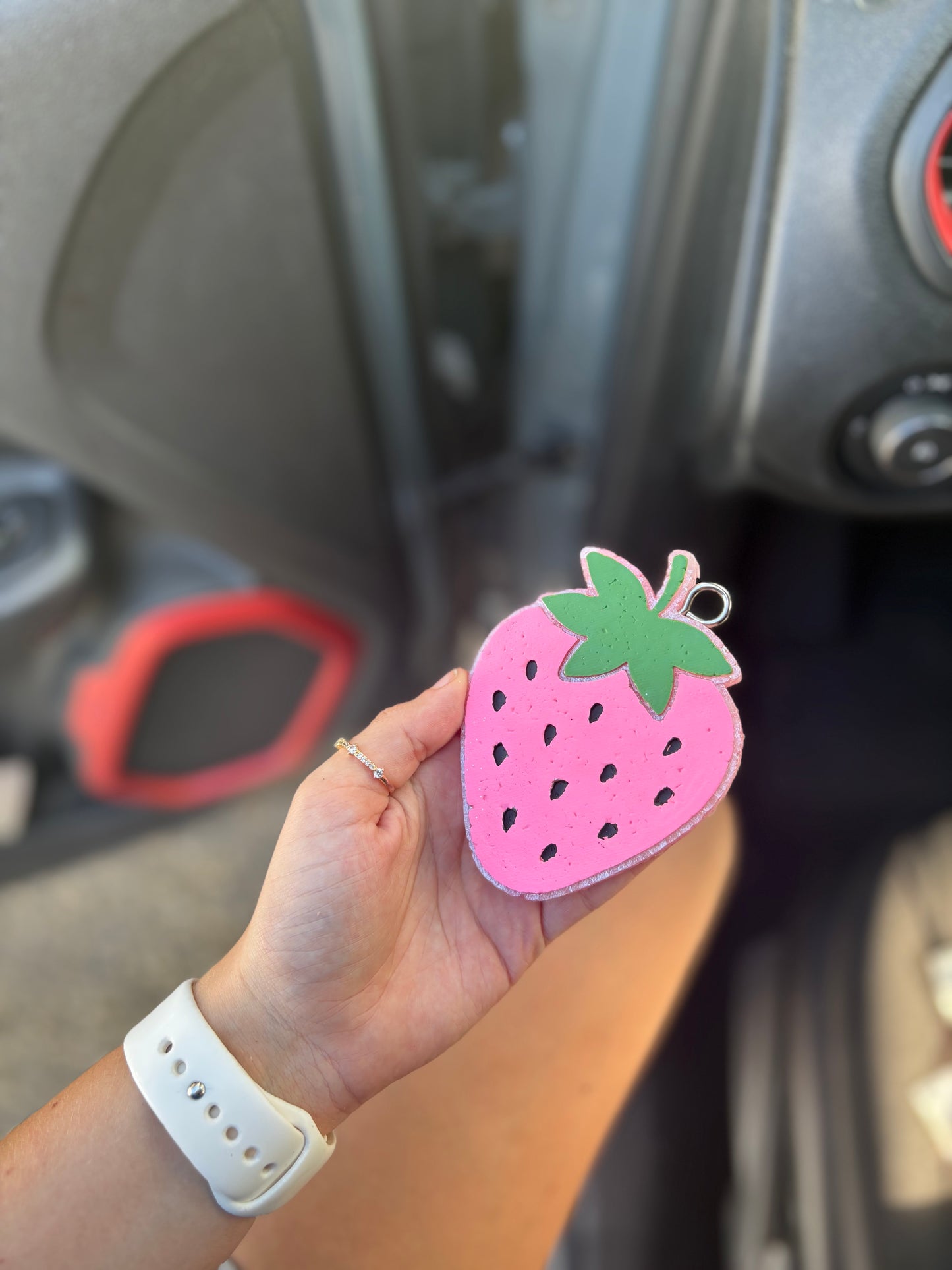 pink strawberry freshie