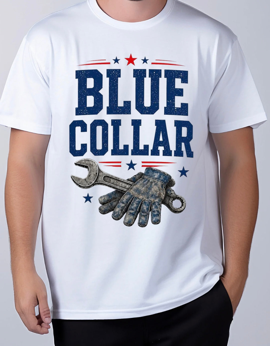 blue collar tee