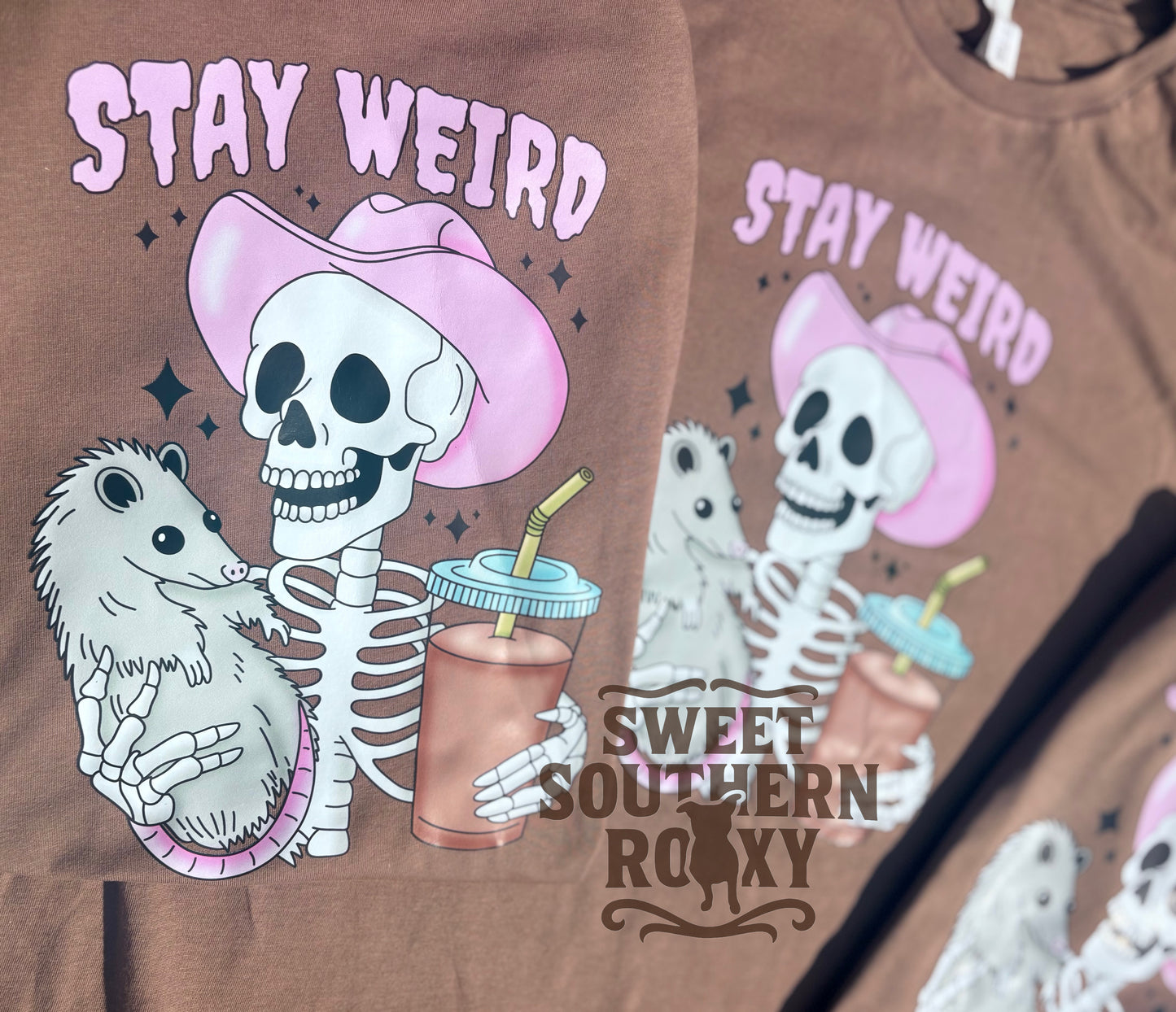 Stay weird tee